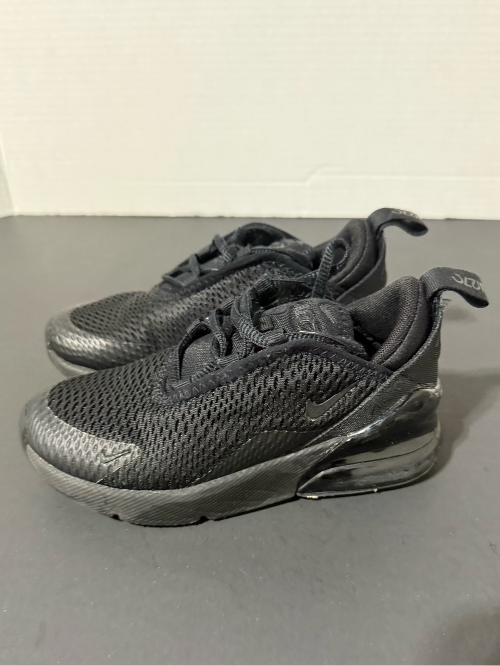 Nike Kids Black Mesh Sneakers